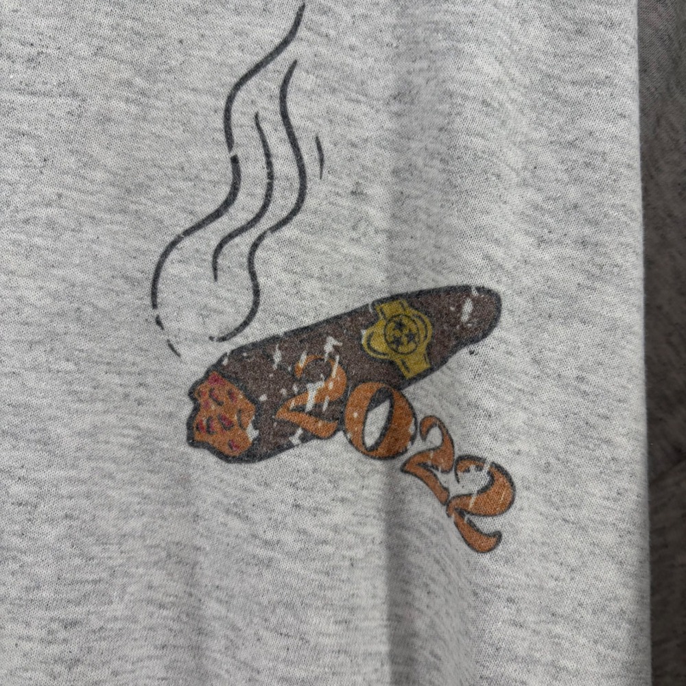 Jerzees Mens Long Sleeve T-Shirt 3XL Gray Third Saturday In October 2022 Rivals - Picture 3 of 10